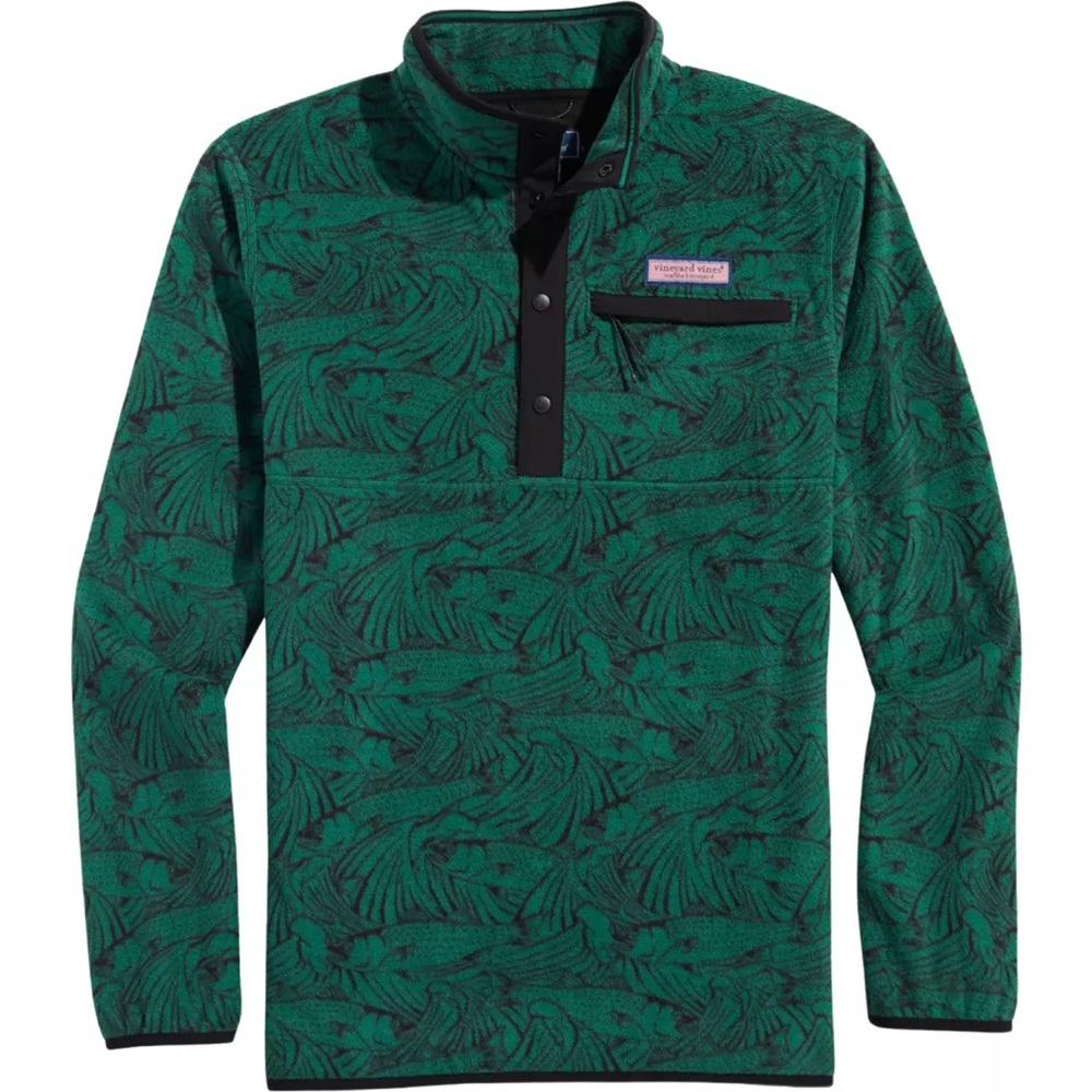 Men's Vineyard Vines Harbor Fleece Pullover Size M EUC